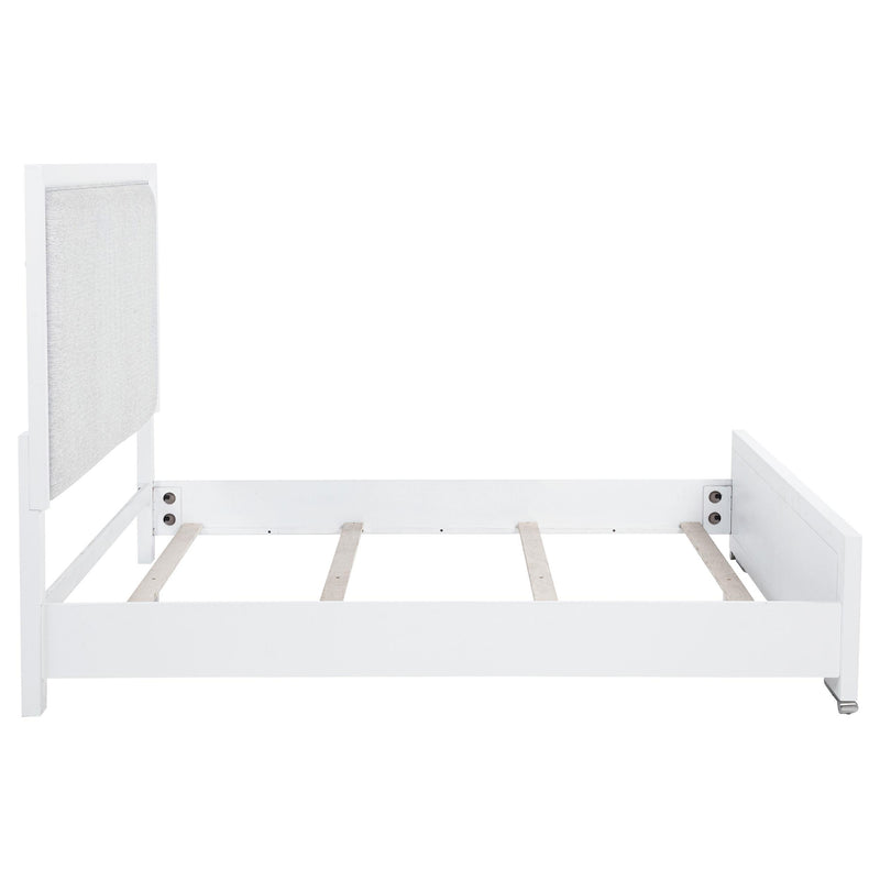 Gracemont 57-inch Queen Panel Bed Grey and White - detail 5