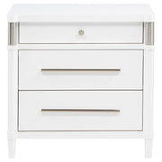 Gracemont 3-drawer Bedroom Nightstand Bedside Table White - detail 3