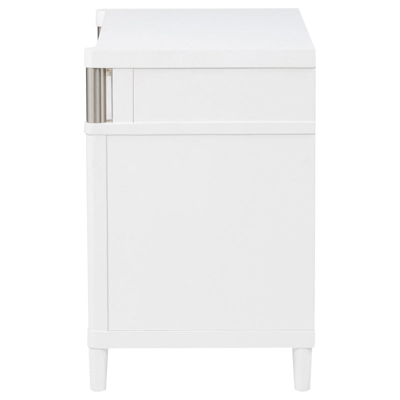 Gracemont 3-drawer Bedroom Nightstand Bedside Table White - detail 5