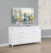 Gracemont 8-drawer Bedroom Dresser Cabinet White