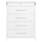 Gracemont 5-drawer Bedroom Chest of Drawers White - detail 3