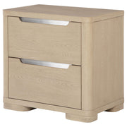 Ladera 2-drawer Nightstand Bedside Table Light Elm - detail 4