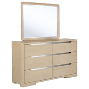 Ladera 6-drawer Bedroom Dresser and Mirror Light Elm - alternate view