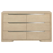 Ladera 6-drawer Bedroom Dresser Light Elm - detail 3