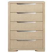 Ladera 5-drawer Bedroom Chest of Drawers Light Elm - detail 3