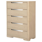 Ladera 5-drawer Bedroom Chest of Drawers Light Elm - detail 4