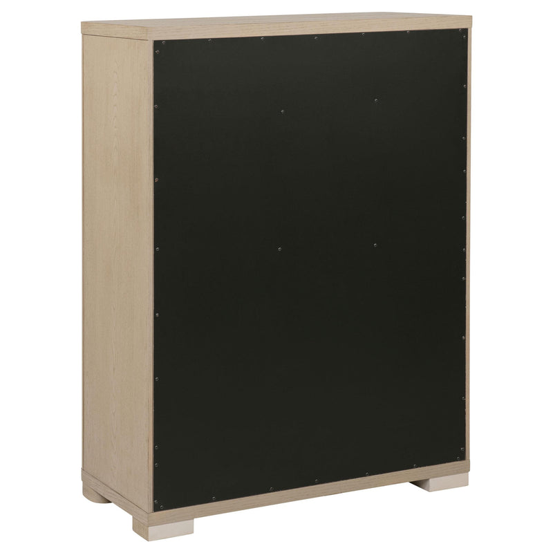 Ladera 5-drawer Bedroom Chest of Drawers Light Elm - detail 6