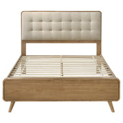 Robyn Wood Queen Platform Bed Light Ash - detail 4