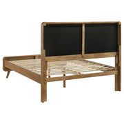 Robyn Wood Queen Platform Bed Light Ash - detail 7