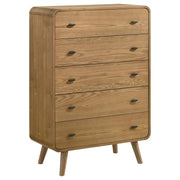 Robyn 5-drawer Bedroom Chest of Drawers Light Ash - alternate view