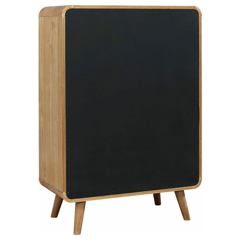 Robyn 5-drawer Bedroom Chest of Drawers Light Ash - detail 6