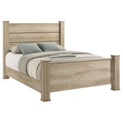 Oakglen 55-inch Queen Panel Bed Weathered Oak - detail 3