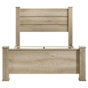 Oakglen 55-inch Queen Panel Bed Weathered Oak - detail 4