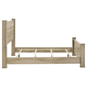Oakglen 55-inch Queen Panel Bed Weathered Oak - detail 6