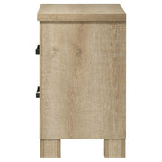 Oakglen 2-drawer Nightstand Bedside Table Weathered Oak - detail 5
