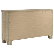 Oakglen 6-drawer Bedroom Dresser Weathered Oak - detail 6