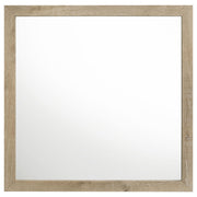 Oakglen Dresser Mirror Weathered Oak - detail 3