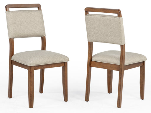 Crownmark Set of 2 Blanche Side Chairs Brown