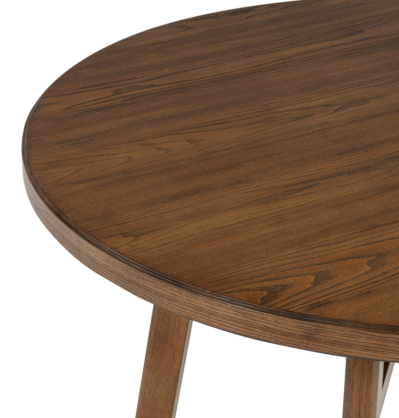 Blanche Round Dining Table Brown