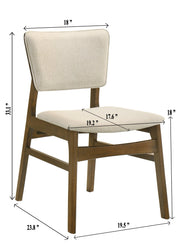 Crownmark Set of 2 Rolstan Side Chairs