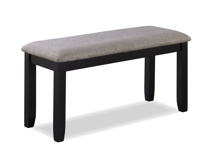 Paige 6-Pc Dining Set With Bench Light Grey
