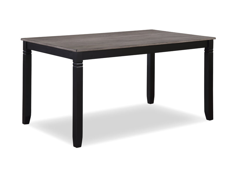 Paige 6-Pc Dining Set With Bench Light Grey