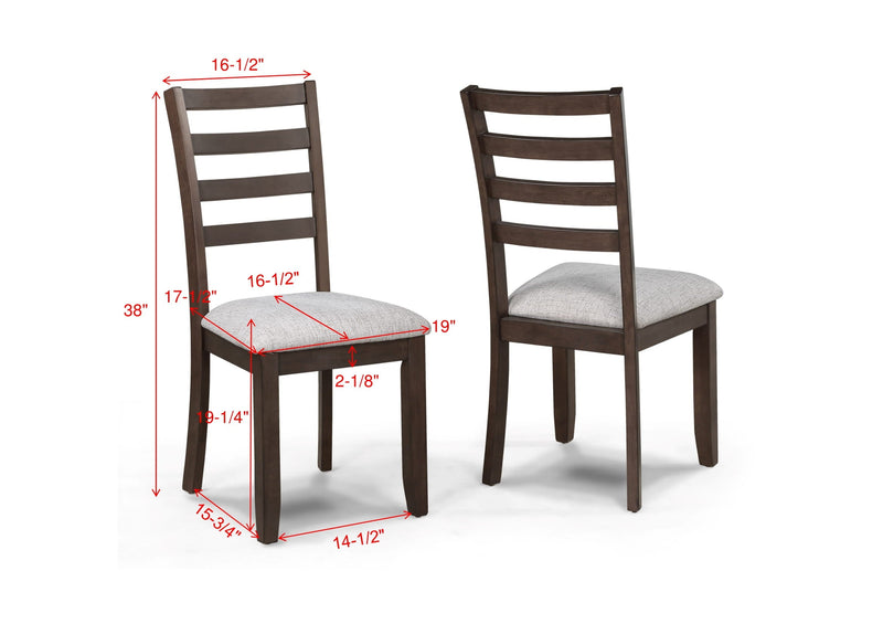 Crownmark Set of 2 Wagner Side Chairs