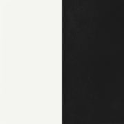 Retro 5-piece Round Dining Table Set White and Black - detail 8