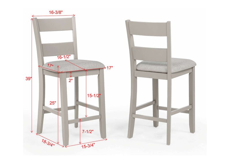 Lester Counter Height - Greige