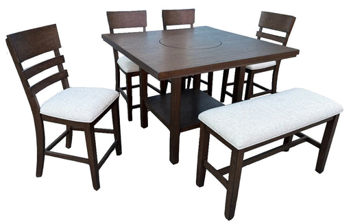 Crownmark Set of 2 Guthrie Counter Height Chairs