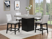Crownmark Sebastian Counter Height 5-Piece Dining Set