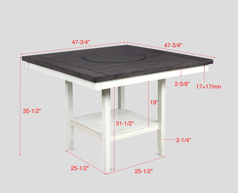 Fulton Dining Set - Chalk Grey