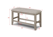 Crownmark Fulton Counter Dining Set