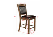Crownmark Fulton Dining Set - Brown