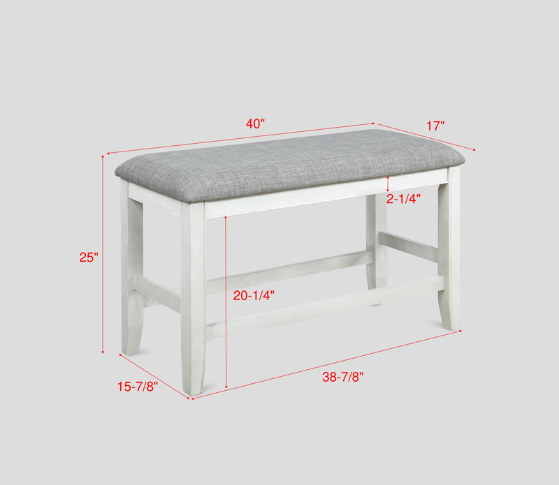 Fulton Counter Height Chalk Grey