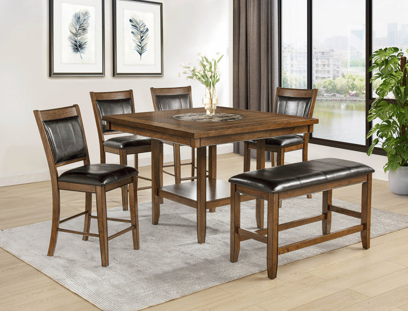 Fulton Dining Set - Brown