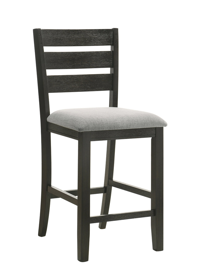 Set of 2 Bardstown Counter Chairs Wheat Charcoal