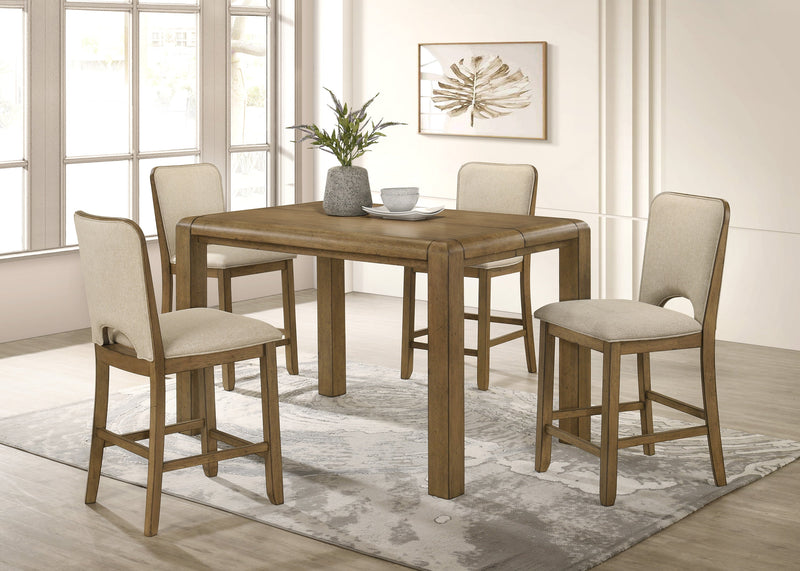 Crownmark Cockrell Counter Height Dining Set 5-Piece Dining Set