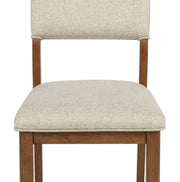 Crownmark Set of 2 Blanche Counter Height Chairs Brown