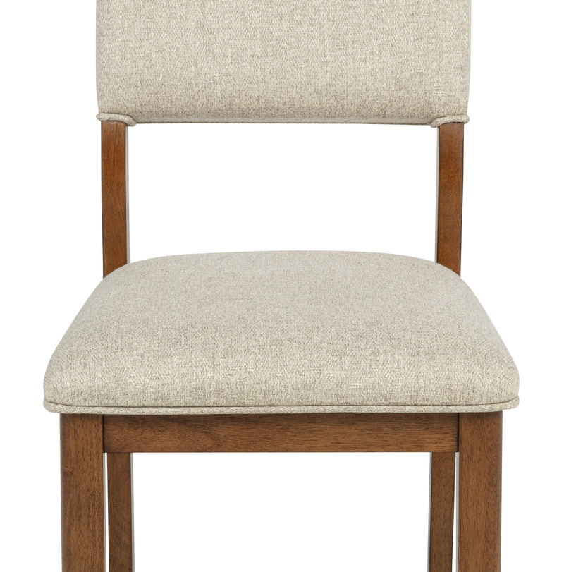 Crownmark Set of 2 Blanche Counter Height Chairs Brown