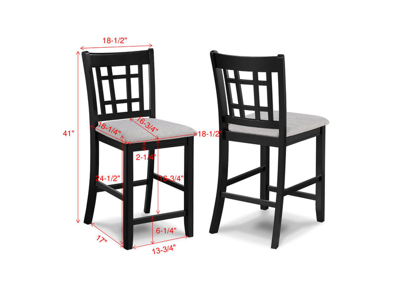 Hartwell Counter Height - Black