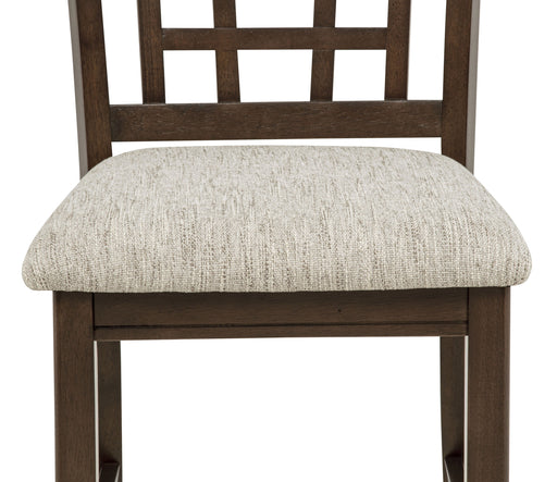 Crownmark Set of 2 Hartwell Counter Height Chairs Brown
