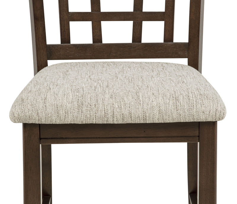 Set of 2 Hartwell Counter Height Chairs Brown