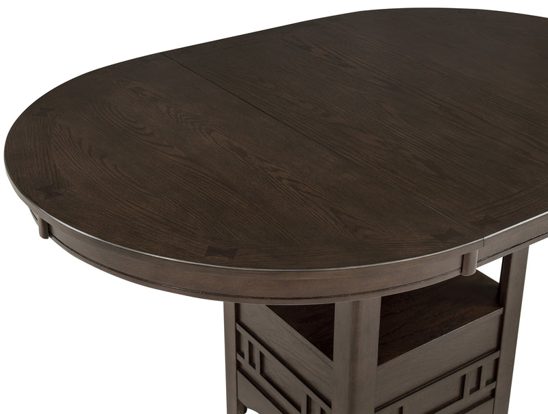 Hartwell Counter Height Table Brown