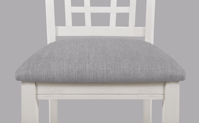 Set of 2 Hartwell Counter Height Chairs Chalk Grey