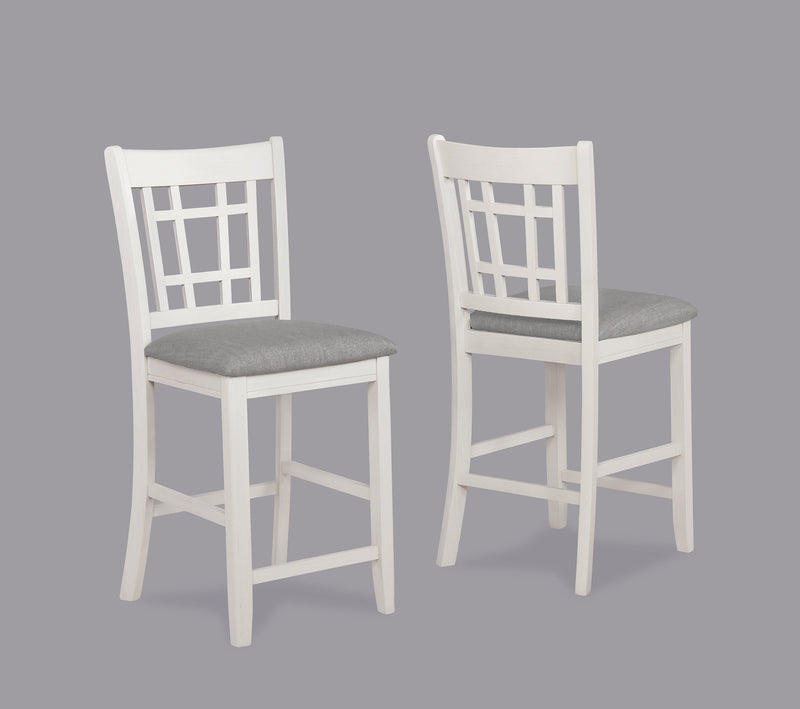 Set of 2 Hartwell Counter Height Chairs Chalk Grey
