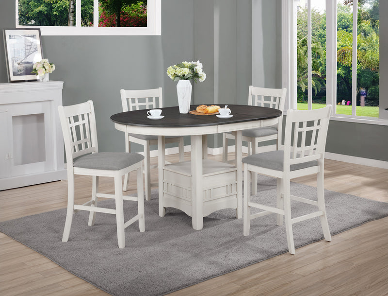 Hartwell Counter Height - Chalk Grey