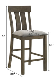 Crownmark Set of 2 Lloyd Counter Height Chairs