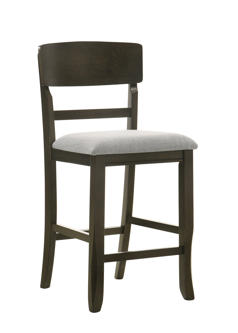 Oakly Dining Set- w/ Lazy Susan Baked Brown
