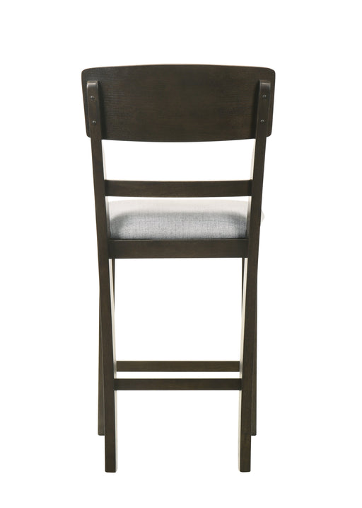Crownmark Set of 2 Oakly Counter Height Chairs